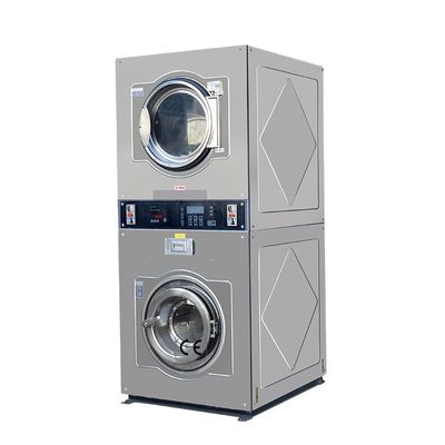 качество  Double Commercial Washing Machines And Industrial Coin Washing And Drying Machine Dryers 910*1000*2000mm завод